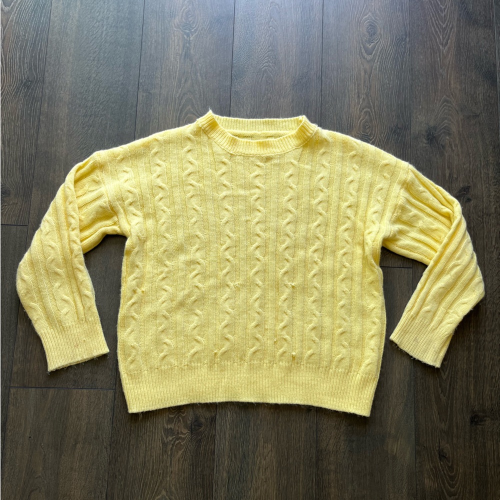 Yellow sweater